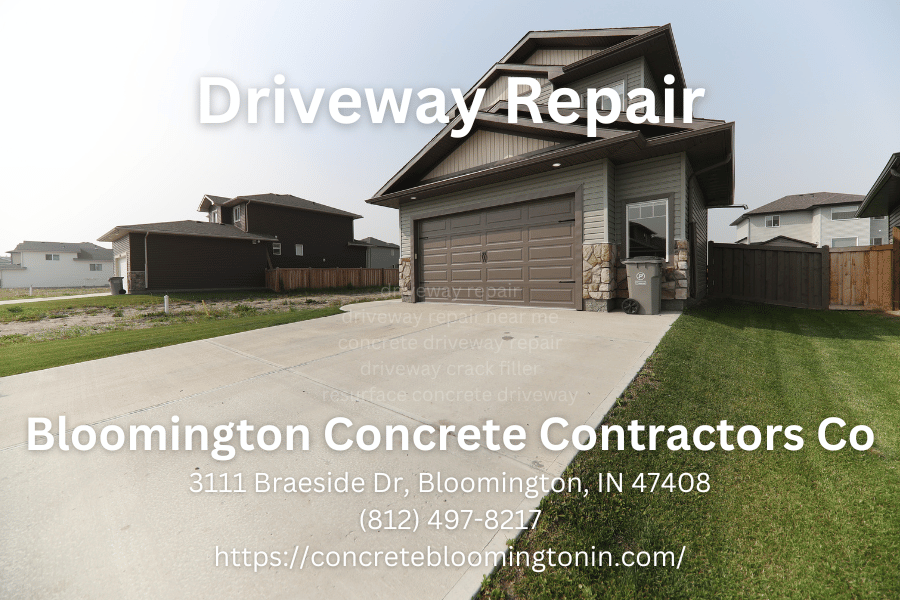 driveway repair services in Bloomington